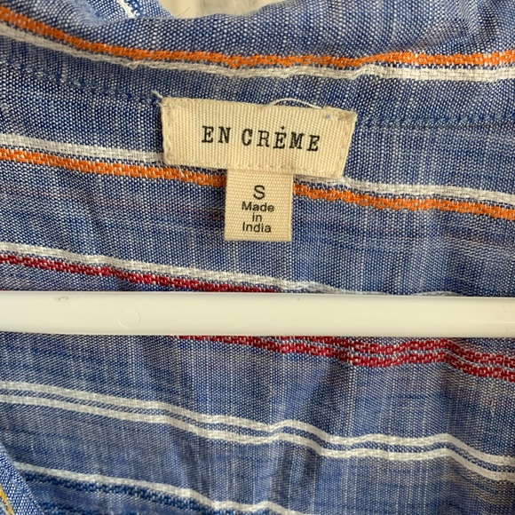 VICI HERE WE GO STRIPED BUTTON DOWN TOP - Picture 5 of 5